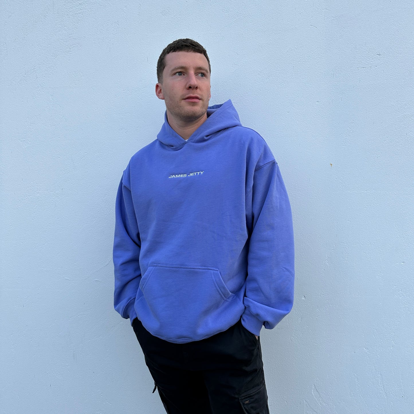Unisex hoodie, Australian made, 350 GSM Australian brushed fleece cotton, Boxy fit, Double lined hood, Embroidered logo