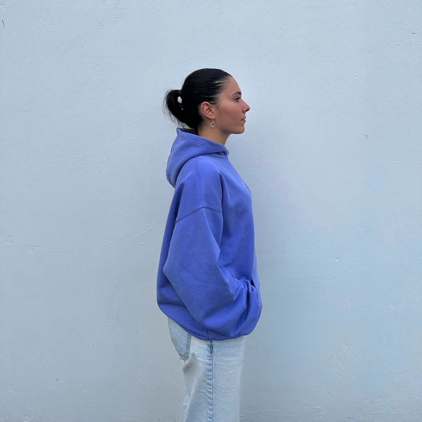 Unisex hoodie, Australian made, 350 GSM Australian brushed fleece cotton, Boxy fit, Double lined hood, Embroidered logo
