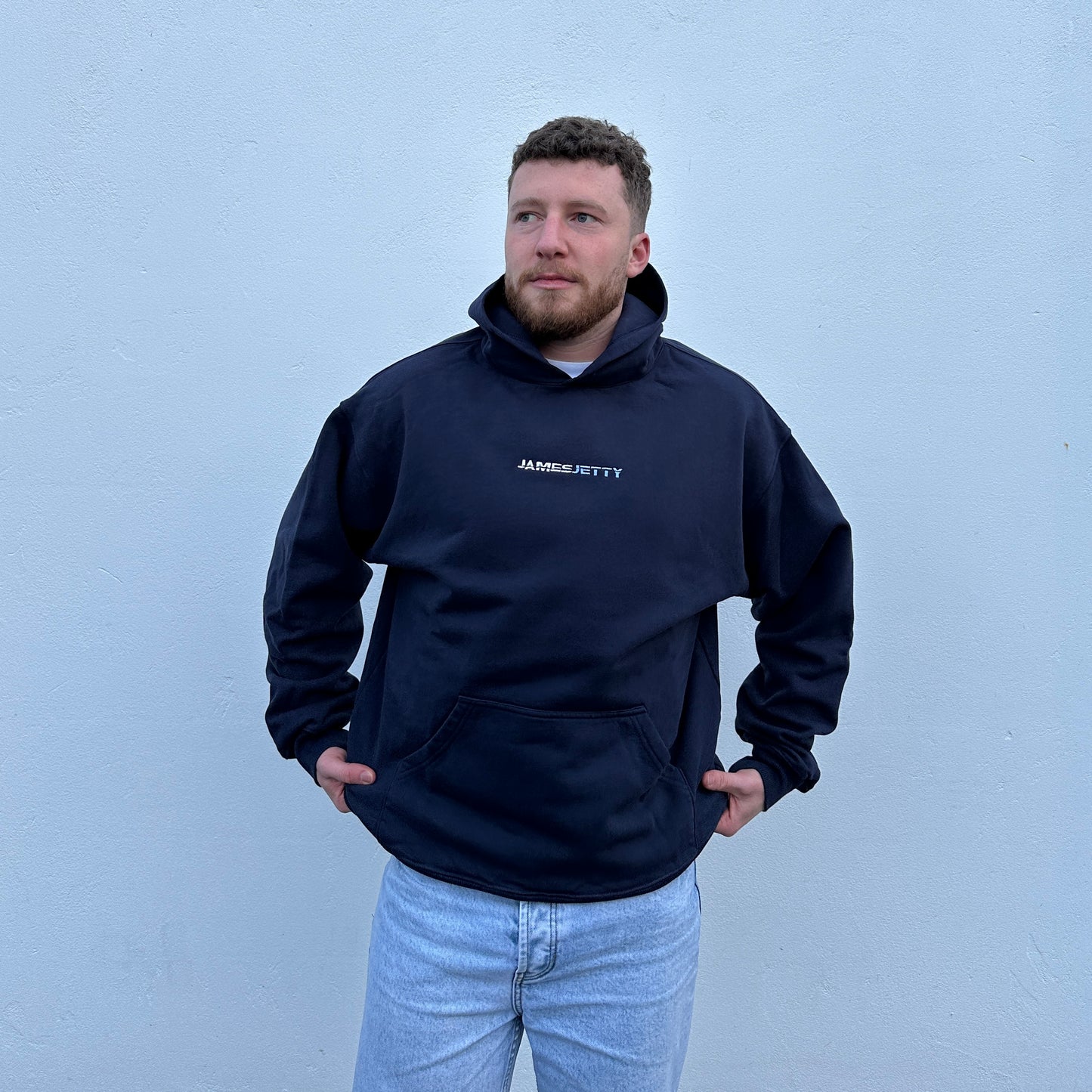 Navy Blue JJ hoodie - Seaspray Embroidery