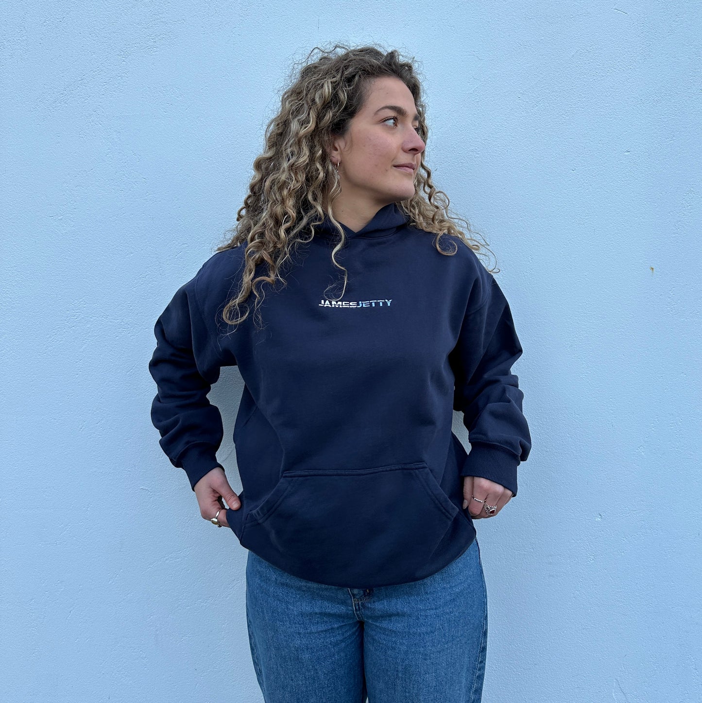 Navy Blue JJ hoodie - Seaspray Embroidery