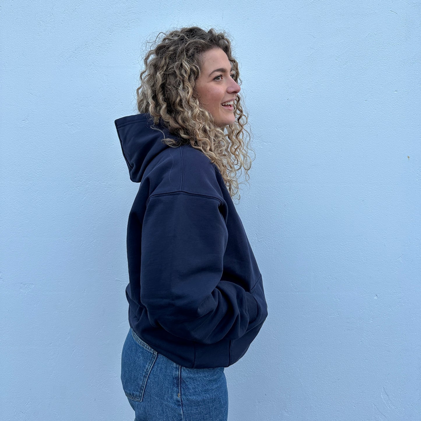 Navy Blue JJ hoodie - Seaspray Embroidery